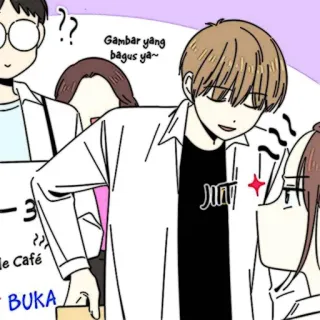 📜 530ceefc Gambar yang bagus ya~ anime, cartoon, cute, illustration, manga telegram sticker