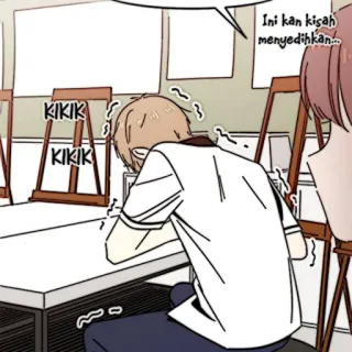 📜 c1de8bec Ini kan kisah menyedihkan... manga, comic, sad, story, art telegram sticker