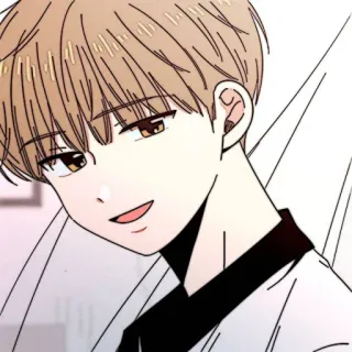 📜 e6180d08 anime, manga, boy, portrait, cartoon, character telegram sticker