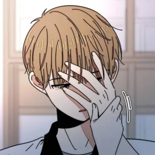 📜 febdaacb anime, manga, sad, boy, korean, webtoon telegram sticker