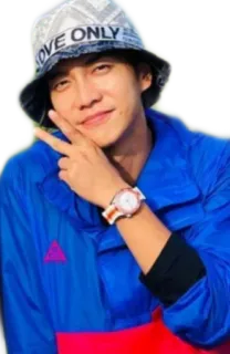 ✌️ 18d9f34d LOVE ONLY simbol perdamaian, pria, topi, kasual, potret telegram sticker