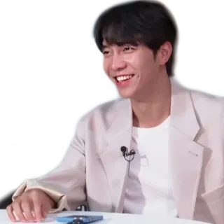 ❤️ b5a300ab pria, senyum, bahagia, orang, potret, tertawa telegram sticker