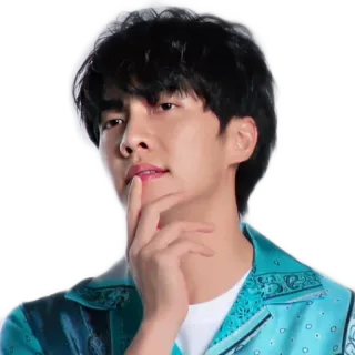 🤔 d1e7e6db pria, asia, potret, orang, serius, berpikir telegram sticker