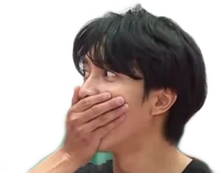 🤭 eb6b5950 terkejut, kaget, reaksi, wajah, ekspresi, menutup mulut telegram sticker