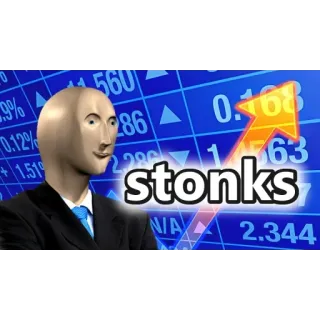📈 883d204b stonks Meme, Stonks, Finanzas, Bolsa, Inversión telegram sticker
