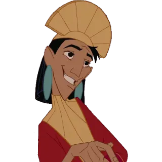😁 0bdab0da Kuzco The Emperor's New Groove disney, kartun, kuzco, the emperor's new groove telegram sticker