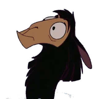 😳 6fa49f78 Kuzco The Emperor's New Groove llama, Disney, animasi, kartun, Kuzco telegram sticker