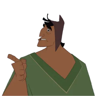 👆 f986d0b6 Pacha The Emperor's New Groove disney, kartun, animasi, pacha, the emperor's new groove telegram sticker