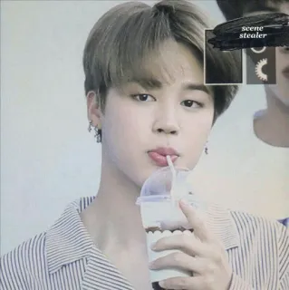 🍍 cb3ba634 scene stealer orang, minuman, senyum telegram sticker