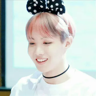 ✨ cd1cadf2 orang, tersenyum, bando, potret, wanita, imut telegram sticker