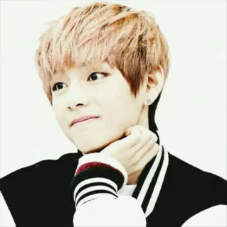 🍍 cd266c31 V V, Kim Taehyung, BTS, K-pop, penyanyi, idola, musik, boy band telegram sticker