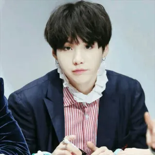 🍍 efbc64ac Suga Suga, BTS, K-pop, penyanyi, Min Yoongi telegram sticker