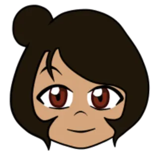 🙂 8c9f7028 얼굴, 만화, 아바타, 캐릭터, 머리 telegram sticker