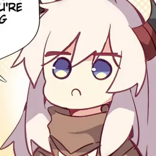 🦄 86ee79d3 YOU'RE Anime, Manga, Dễ thương, Hoạt hình, Biểu cảm, Nhân vật telegram sticker
