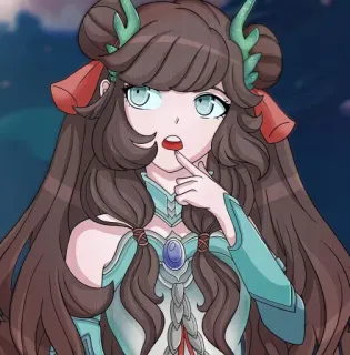 🦄 fa91c23b cô gái anime, dễ thương, hoạt hình, fanart, nhân vật telegram sticker