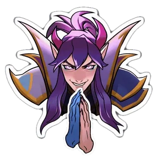 😈 8858a963 Varus League of Legends 바루스, 리그 오브 레전드, lol, 악마, 비디오 게임, 캐릭터, 빌런 telegram sticker