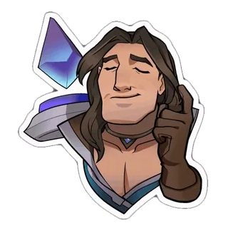 🤓 ac66bff4 Taric League of Legends 타릭, 리그 오브 레전드, 비디오 게임, 캐릭터, 서포터, 보석 telegram sticker