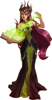 👸 046c500d Фэнтези, Ведьма, Магия, Волшебница, Заклинание, Книга, Женщина telegram sticker