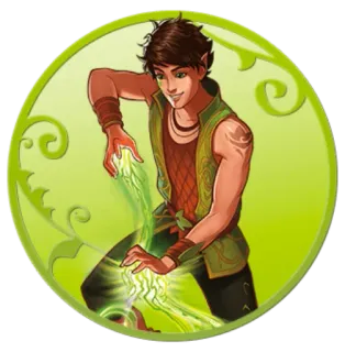 ⚡️ 0c777927 эльф, магия, фэнтези, персонаж, наклейка telegram sticker