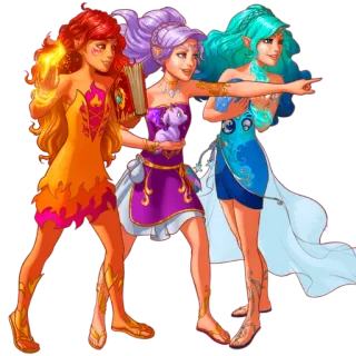 👉 814c7c1f фея, фэнтези, магия, девочки, эльф, дружба telegram sticker