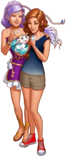 👭 cac924f9 мультфильм, фэнтези, фея, дракон, дружба, девочки telegram sticker