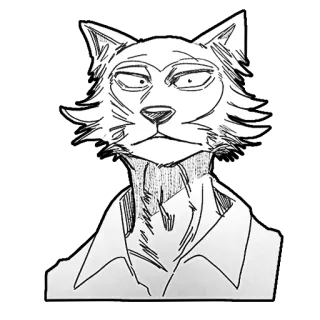 🙂 3174fa9d Legoshi Beastars wolf, Anime, Manga, Furry, Anthropomorph whatsapp sticker