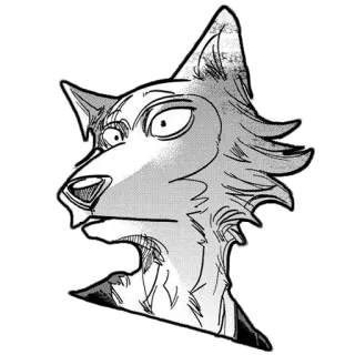😧 3476ec57 Legoshi Beastars Anime, Wolf, Manga, Beastars, Anthropomorph whatsapp sticker
