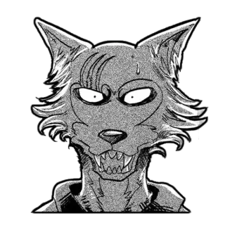 😏 4830899d Legoshi Beastars Anime, Wolf, Furry, Beastars, Manga whatsapp sticker