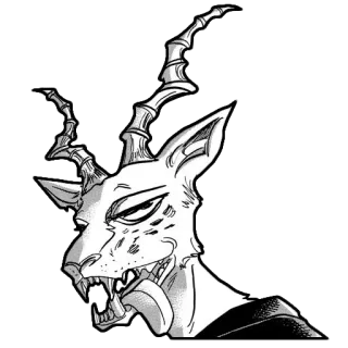 🤪 be315b8d Pina Beastars Manga, Anime, Hirsch, Geweih, Antilope, Pflanzenfresser whatsapp sticker
