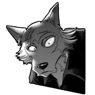 😶 d073a8f3 Legoshi Beastars Anime, Wolf, Manga, Furry, Anthropomorph whatsapp sticker