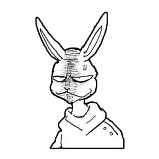 😈 f97d4618 Hase, Häschen, Tier, wütend, genervt, fell whatsapp sticker