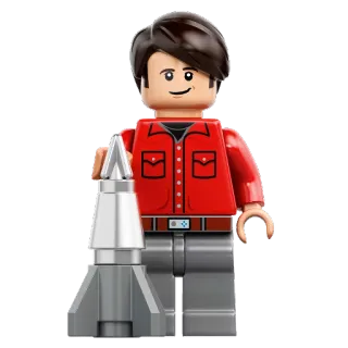 😏 0a2bda87 Lego, zabawka, minifigurka, postać, rakieta, kosmos telegram sticker