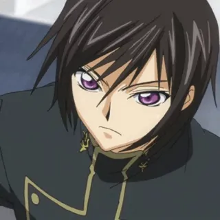 🥀 4e4c0bbb Lelouch Lamperouge Code Geass Anime, Charakter, Lelouch, Code Geass, Lelouch Lamperouge telegram sticker