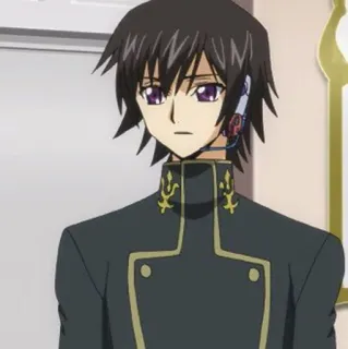 🥀 4f2b02ff Lelouch Lamperouge Code Geass Anime, Charakter, Lelouch, Code Geass, Lamperouge, Anime Junge, Fiktive Figur telegram sticker