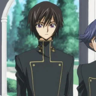 🥀 9a4eab2b Lelouch Lamperouge Code Geass Anime, Lelouch, Code Geass, Charakter, Cartoon telegram sticker