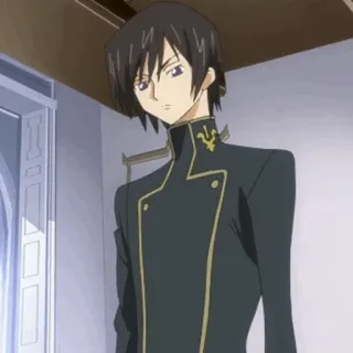🥀 9e52fbfb Lelouch Lamperouge Code Geass Anime, Charakter, Lelouch, Code Geass, Animation telegram sticker
