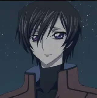 🥀 aff7b4a8 Lelouch Lamperouge Code Geass Anime, Charakter, Lelouch, Code Geass, Lamperouge telegram sticker