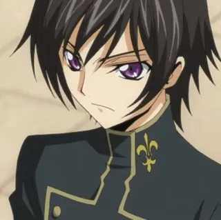 🥀 ca3cae19 Lelouch Lamperouge Code Geass Anime, Lelouch, Code Geass, Charakter, Fiktiv, Animiert telegram sticker