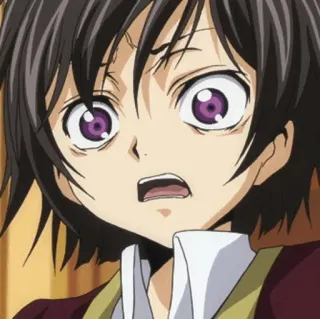 🥀 eb40874f Anime, Charakter, Wütend, Verängstigt, Ausdruck, Porträt telegram sticker