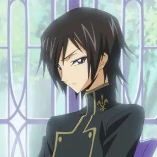 🥀 0b9fdfce Lelouch Lamperouge Code Geass Anime, Lelouch, Code Geass, Personaje telegram sticker