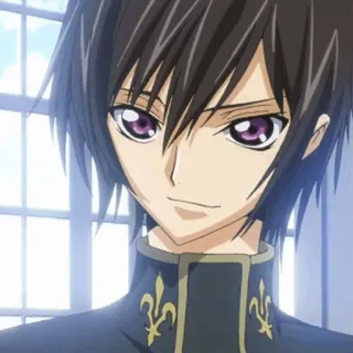 🥀 fede169a Lelouch Lamperouge Code Geass Anime, Lelouch, Code Geass, Zero telegram sticker