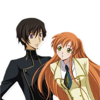 🙄 1506705c Lelouch Lamperouge Code Geass anime, code geass, lelouch, cloverfield telegram sticker