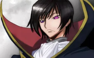 😒 e2ed8752 Lelouch Lamperouge Code Geass Anime, Personaggio, Lelouch, Code Geass, Cattivo, Zero whatsapp sticker
