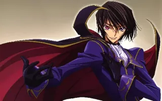 😏 eeea3778 Lelouch Lamperouge Code Geass Anime, Manga, Personaggio, Lelouch, Code Geass, Zero whatsapp sticker