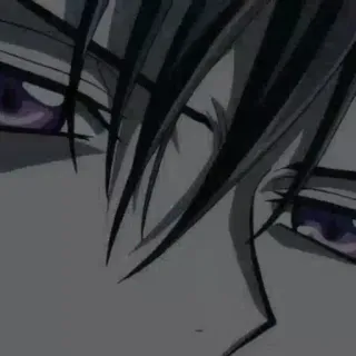 🧩 91ee4b65 อนิเมะ, ดวงตา, ภาพโคลสอัพ, ภาพเหมือน, ผู้ชาย, ตัวละคร whatsapp sticker