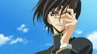 😠 0688f1a8 Lelouch Lamperouge Code Geass Anime, Lelouch, Code Geass, Personagem de anime, Mangá, Geass telegram sticker