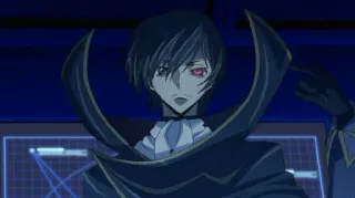 😐 0a0a3835 Lelouch Lamperouge Code Geass Anime, Lelouch, Code Geass, Personagem, Olhos vermelhos telegram sticker