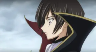 😐 3814036b Lelouch Lamperouge Code Geass Anime, Personagem, Lelouch, Code Geass telegram sticker