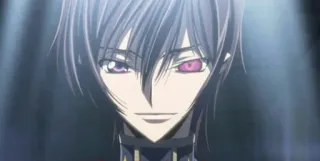 😏 85d3247c Lelouch Lamperouge Code Geass Anime, Lelouch, Code Geass, Personagem, Olhos telegram sticker