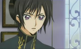 😳 ad359eb9 Lelouch Lamperouge Code Geass Anime, Lelouch, Zero, Code Geass telegram sticker